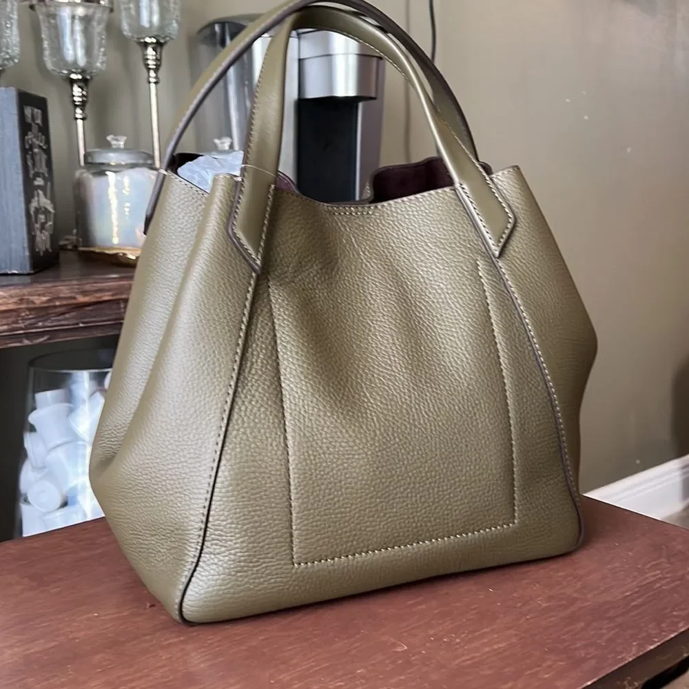Michael Kors pebbled leather tote bag